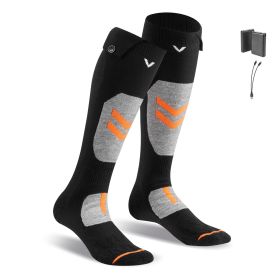 Heated Socks, 5000mAh Battery Powered, Rechargeable Heating Socks with 4 Heating Levels, Electric Heated Sock with APP Control for Men Women